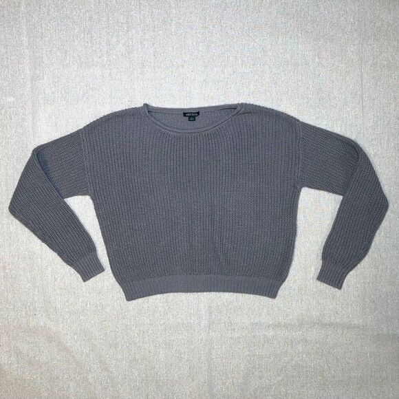 Wild Fable | Gray Cropped Sweater - Small - Picture 1 of 8